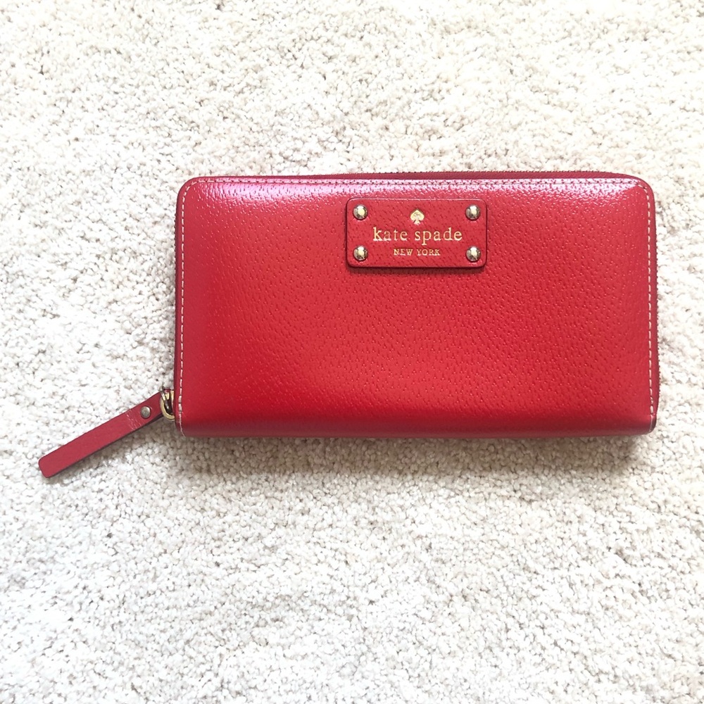 Kate Spade Grove Street Neda red wallet